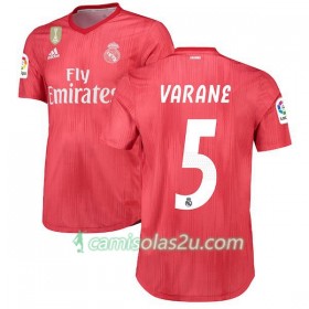 Camisolas de Futebol Real Madrid VARANE 5 Equipamento 3ª 2018/19 Manga Curta